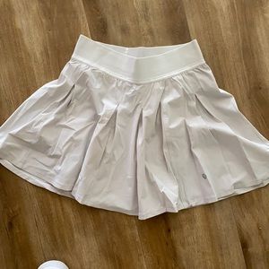 Lululemon White Tennis Skirt